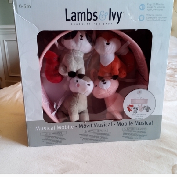 Lamb's & Ivy Other Lambs And Ivy Musical Mobile New In Box Plays 2 Minutes With Volume